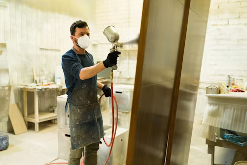 Smooth Cabinet Finish With A Paint Sprayer